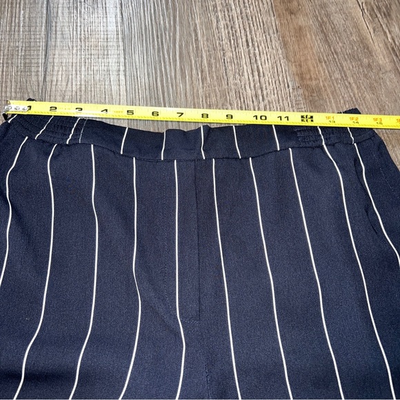 Anthropologie | Ett:twa piped and striped Orange White Blue pants Sz small comfy - Picture 7 of 10